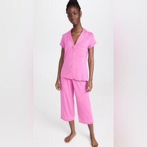 Eberjey Gisele Short Sleeve Crop PJ Set